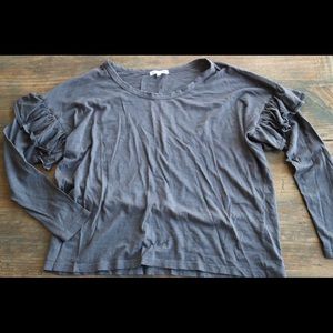 Sundry dark grey long sleeved shirt size 1